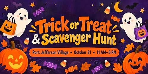 Trick or Treating & Scavenger Hunt in Port Jefferson Village