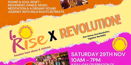 Sound & Soul Reset - 28th Rise x REVOLUTION 29th Nov