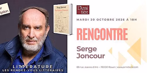 Rencontre avec Serge Joncour