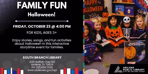 Family Fun: Halloween (South Branch)