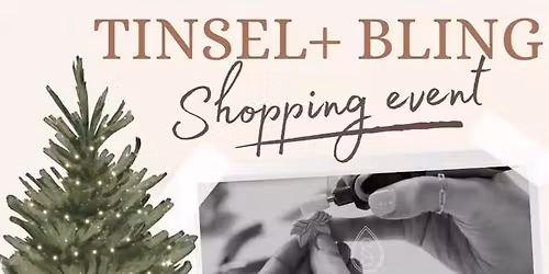 Tinsel & Bling Shopping Event with Sincerely Clay