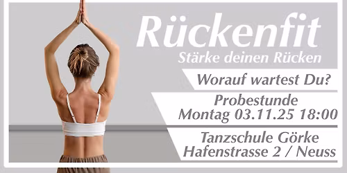 R\u00fcckenFit Probestunde