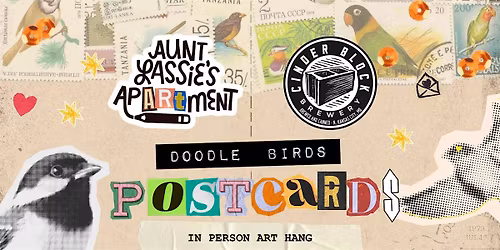 Artsy Craft: Doodle Birds Postcard Set