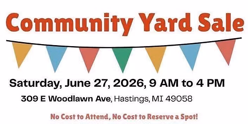 Community Yard Sale