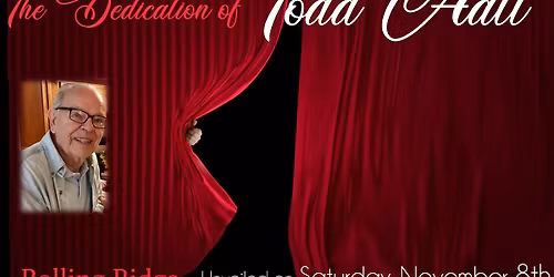 Todd Hall Dedication