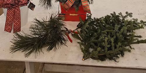 Holiday Porch Pot & Wreath Workshop!