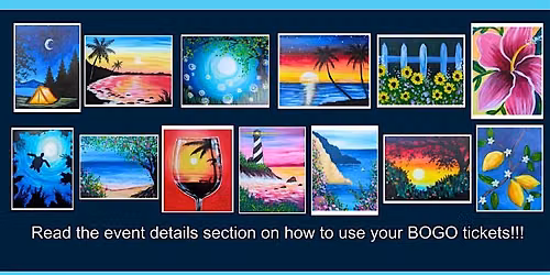 Paint and Sip: Summer Celebrations (All tickets are BOGO!)