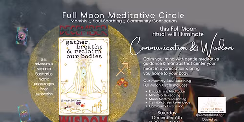 Full Moon Meditation Circle | Communication & Wisdom