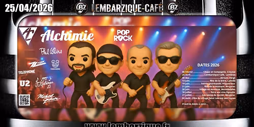 [CONCERT] Alchimie (compos & reprises pop-rock)