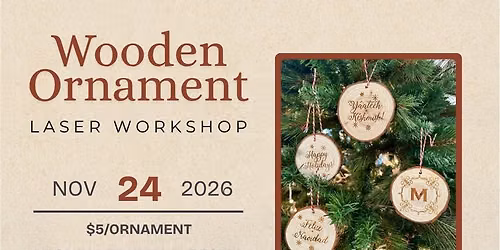 Wooden Ornament Workshop