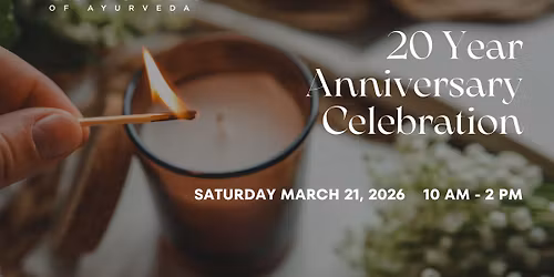 20 Year Anniversary Celebration