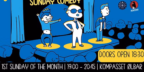 English Comedy \/\/ Sunday Comedy @ Kompasset \u00d8lbar