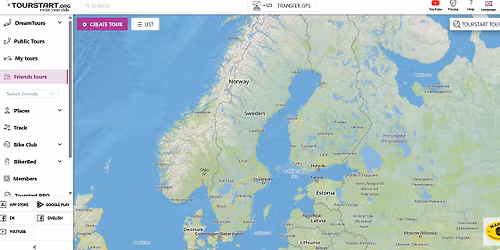 Tourstart - NAF sitt turplanleggingsverkt\u00f8y