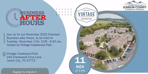 November Chamber BAH at Vintage Creekwood Park
