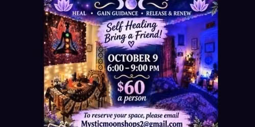 Reiki and tarot night. 