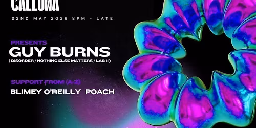 CALLUNA PRESENTS: GUY BURNS