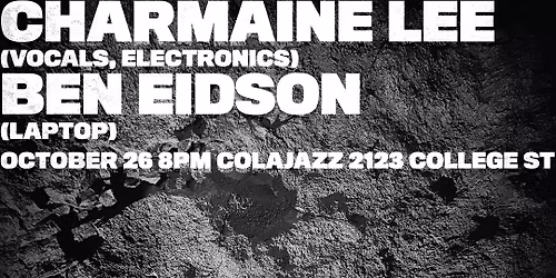 Charmaine Lee \/ Ben Eidson