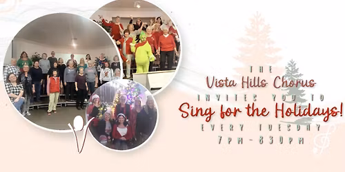 Sing for the Holidays - Tuesdays @7pm