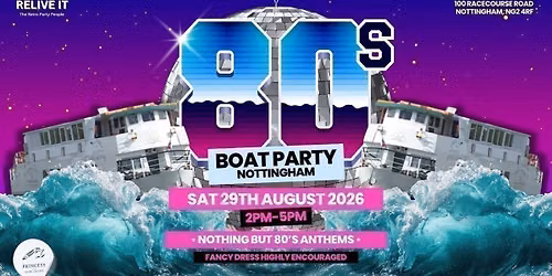 80s Boat Party