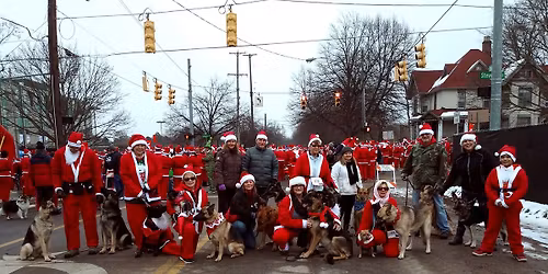 YMCA Santa Walk with the dogs
