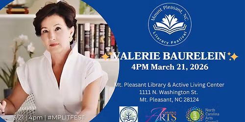 Valerie Bauerlein at the Mt. Pleasant Literary Festival 2026