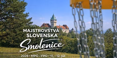 Majstrovstv\u00e1 Slovenskej republiky v discgolfe 2026 \u2013 Smolenice