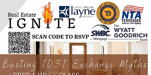 Free 1 HR CE Class for Realtors: Busting 1031 Exchange Myths