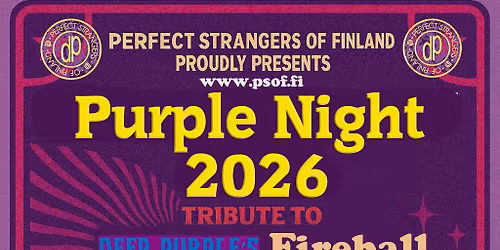 Purple Night 2026 Tribute to Deep Purple Fireball and Rainbow Rising