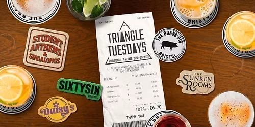 Triangle Tuesday: 3 Venues - 1000+ Students - 1 Ticket