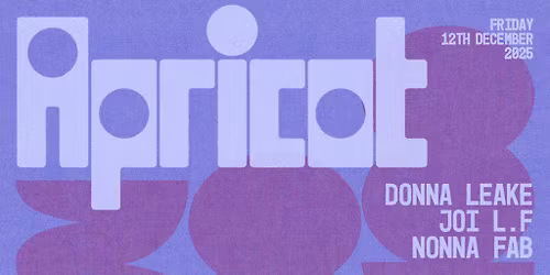 Apricot Ballroom w\/ Donna Leake