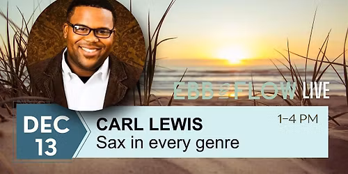 CARL LEWIS ON SAX BEACHSIDE!