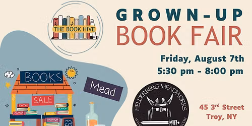 Grown-Up Book Fair at Helderberg Meadworks - Troy Meadhall