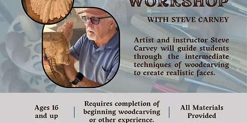 Intermediate Wood Carving with Steve Carney