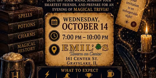 Managed Mischief - A Night of Trivia Concerning the Boy Wizard at Emil's
