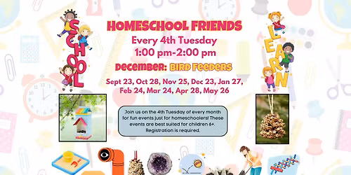 Homeschool Friends: Bird Feeders