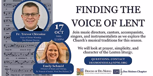 Finding the Voice of Lent