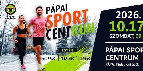 P\u00e1pai Sport CentRUN 2026.