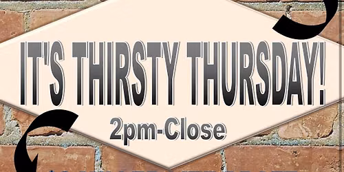 \ud83c\udf7bTHIRSTY THURSDAY\u2019S at HIGHDIVE!\ud83c\udf7b 