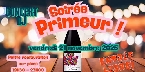 Soir\u00e9e "Primeur" Demazet la cave