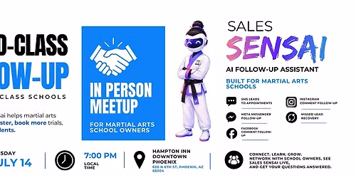 \ud83e\udd4b MMD School Owner Meetup: Sales Sensai Live Demo