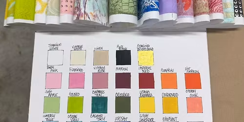 Cork & Canvas Gel Plate Printing instructor Cindy Powell