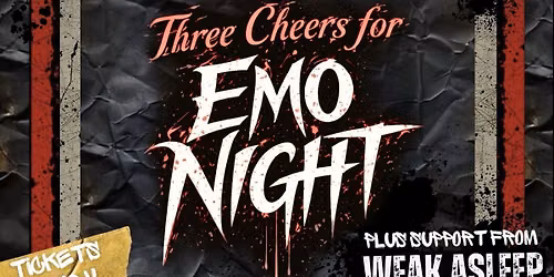 Three Cheers for Emo Night LIVE @ Heartbreakers SOUTHAMPTON