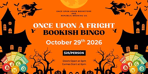 Once Upon a Freight: Bookish Bingo at Republic Brewing Co.