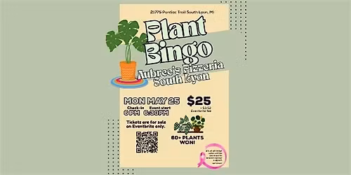 Plant Bingo at South Lyon Aubree's \/ 80+ houseplants won!