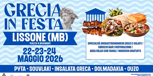 Grecia in Festa 2026 | Lissone (MB)