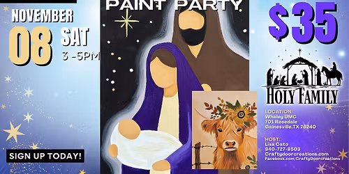 Paint Party at Whaley UMC