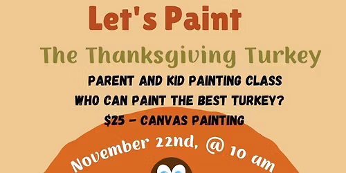 Let\u2019s Paint The Thanksgiving Turkey!