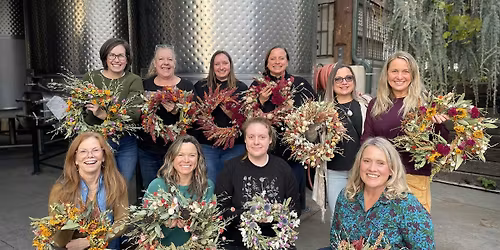 Do Something Beautiful:  Seasonal Wreath-Making Craft & Sip Workshop
