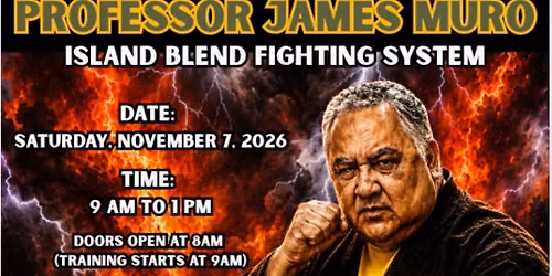 Training With....Prof. James Muro!
