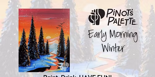 Early Morning Winter Paint and Sip Workshop